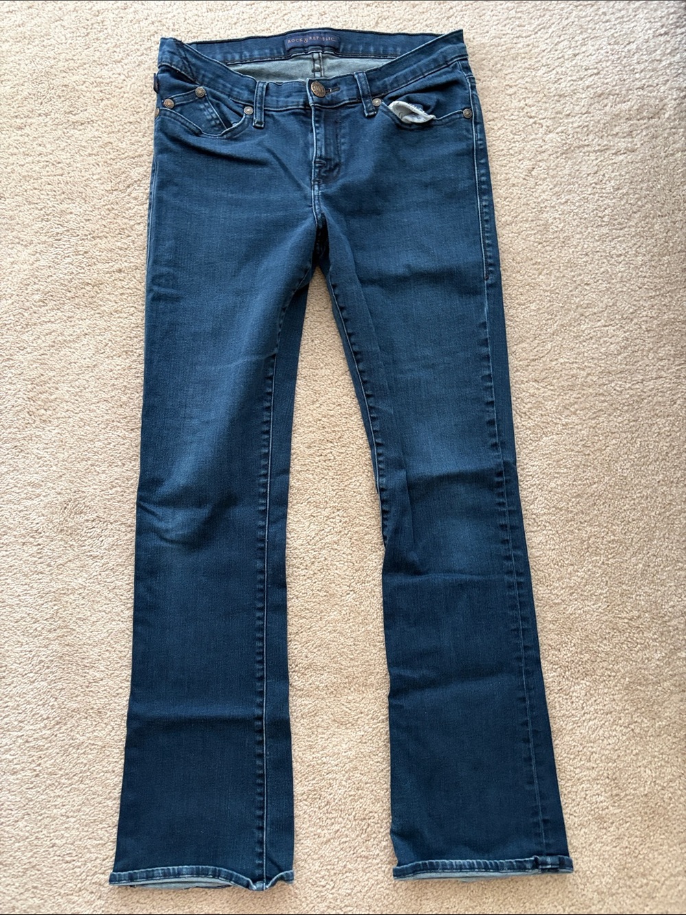 Dark Blue Women's Bootcut Jeans